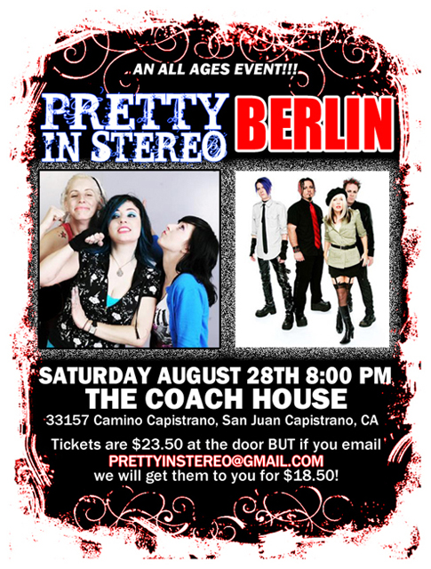 Pretty in Stereo and Berlin flier