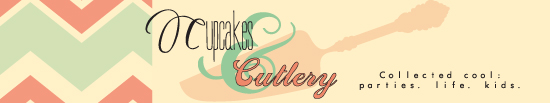 Cupcakes and Cutlery blog banner - before