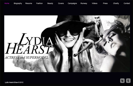 Lydia Hearst's Site Home Page