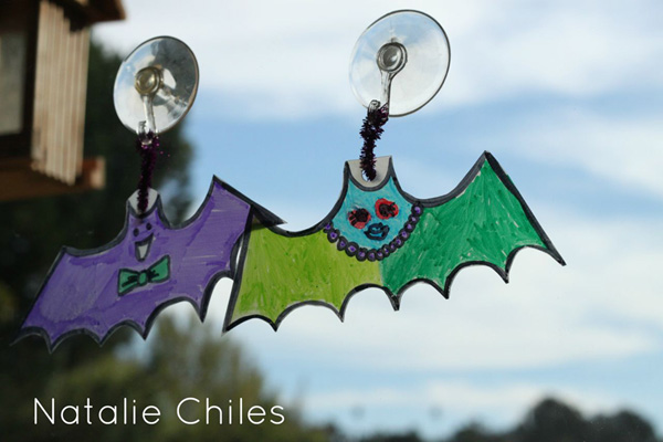 Free Halloween Printable by Hearts and Laserbeams - Milk Jug Craft by Natalie Chiles