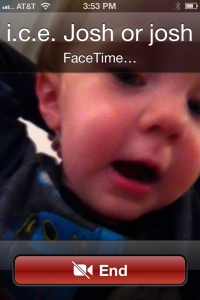 FaceTime with Dad