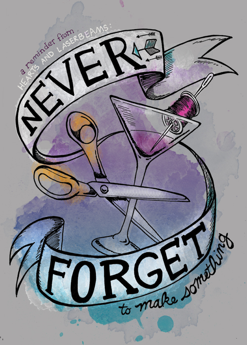 Crafty Tattoo: Never Forget to Make Something